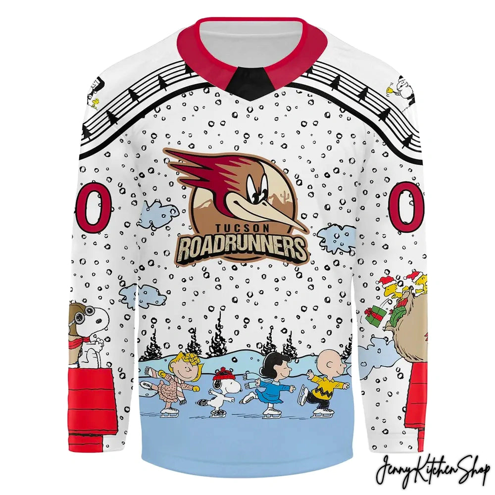 Tucson Roadrunners 2026 Peanuts Night Hockey Jersey