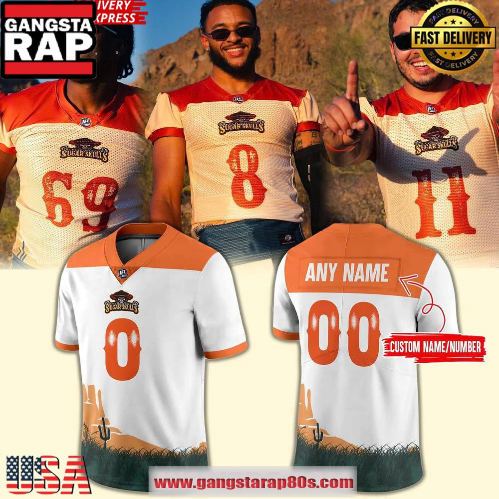 Tucson Sugar Skulls 2025 Western Night Custom Football Jersey