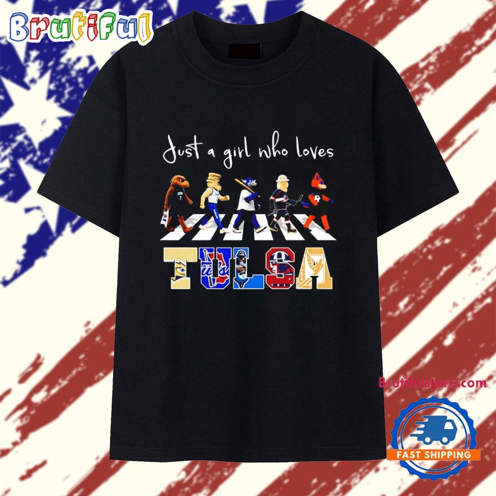 Tulsa Team Just a Girl Who Loves Abbey Road T Shirt