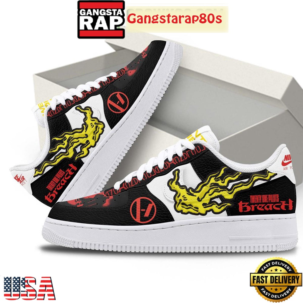 Twenty One Pilots Breach Album Air Force 1 Sneakers Shoes