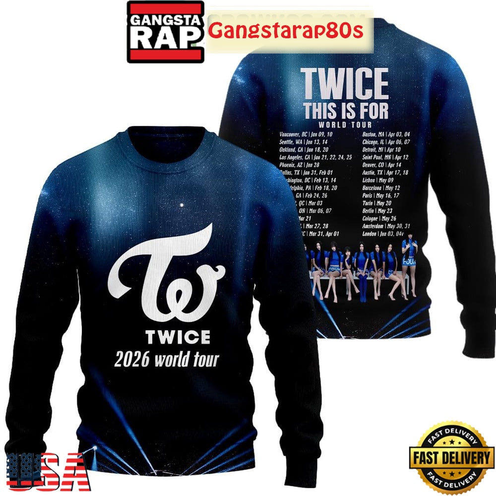 Twice This Is For World Tour 2026 New Edition Sweatshirt