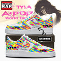 Tyla A POP World Tour Limited Edition Signature Air Force 1 Shoes , Music Trending Shoes