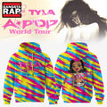Tyla A POP World Tour Signature 2026 Chibi Design Hoodie , Music Trending 3D Shirt