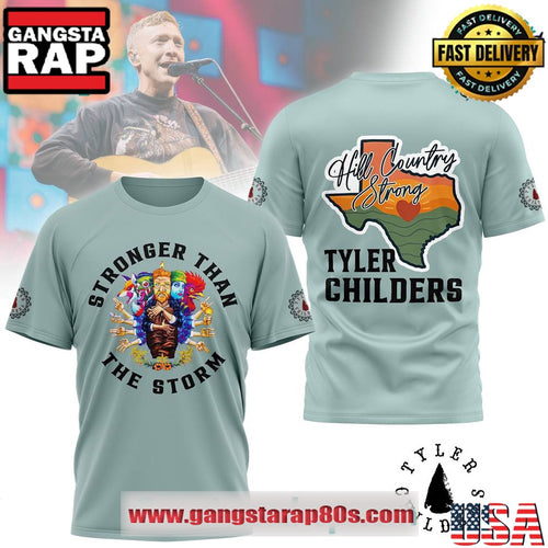 Tyler Childers Texas Stronger than the Storm Special Edition T Shirt