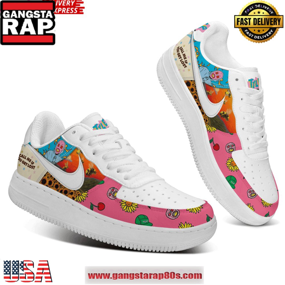 Tyler The Creator Call Me If You Get Lost Limited Air Force 1 Running Sneakers