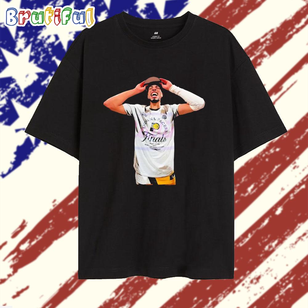 Tyrese Haliburton Indiana Pacers 2025 Finals Celebration T Shirt