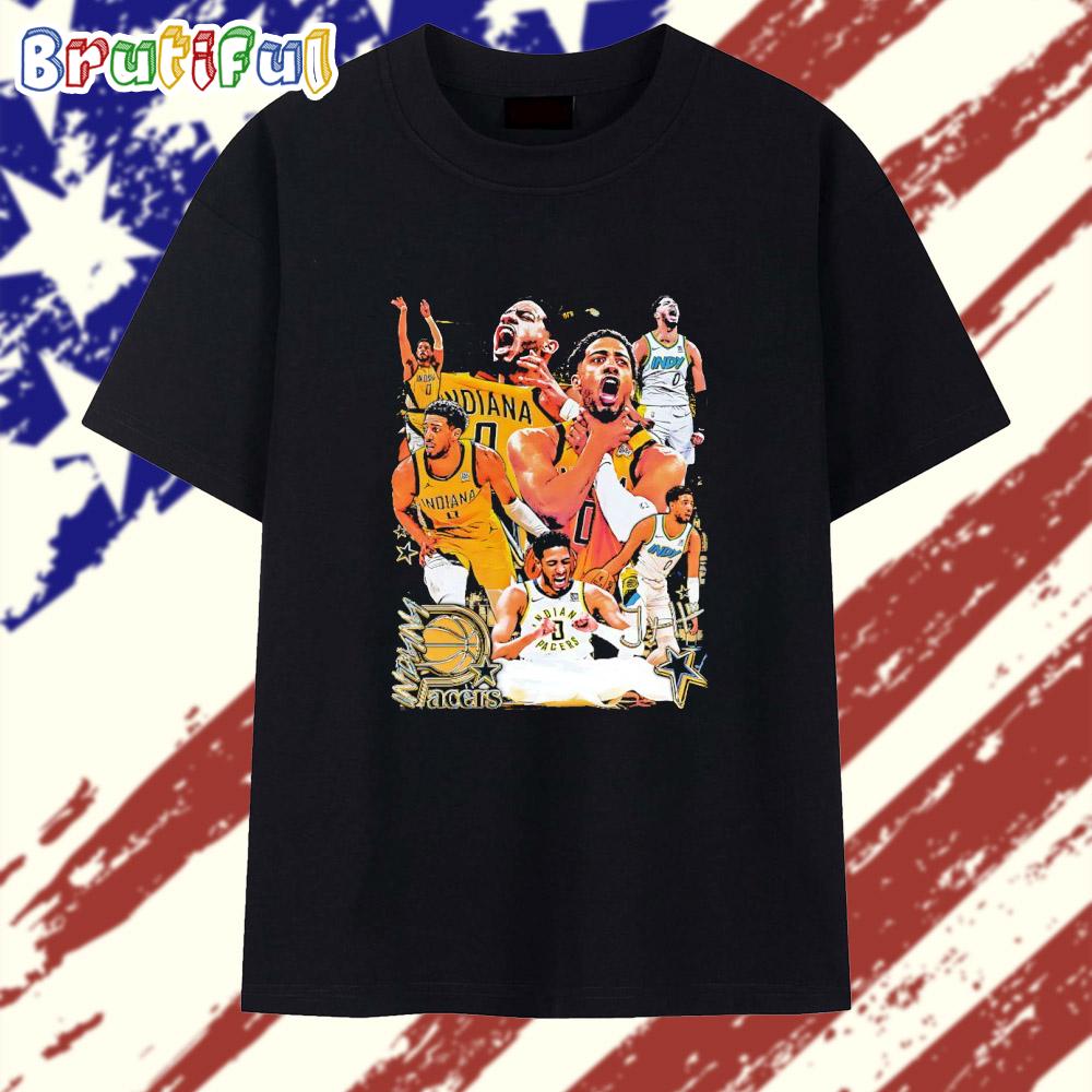 Tyrese Haliburton Indiana Pacers Basketball Choke Graphic T Shirt