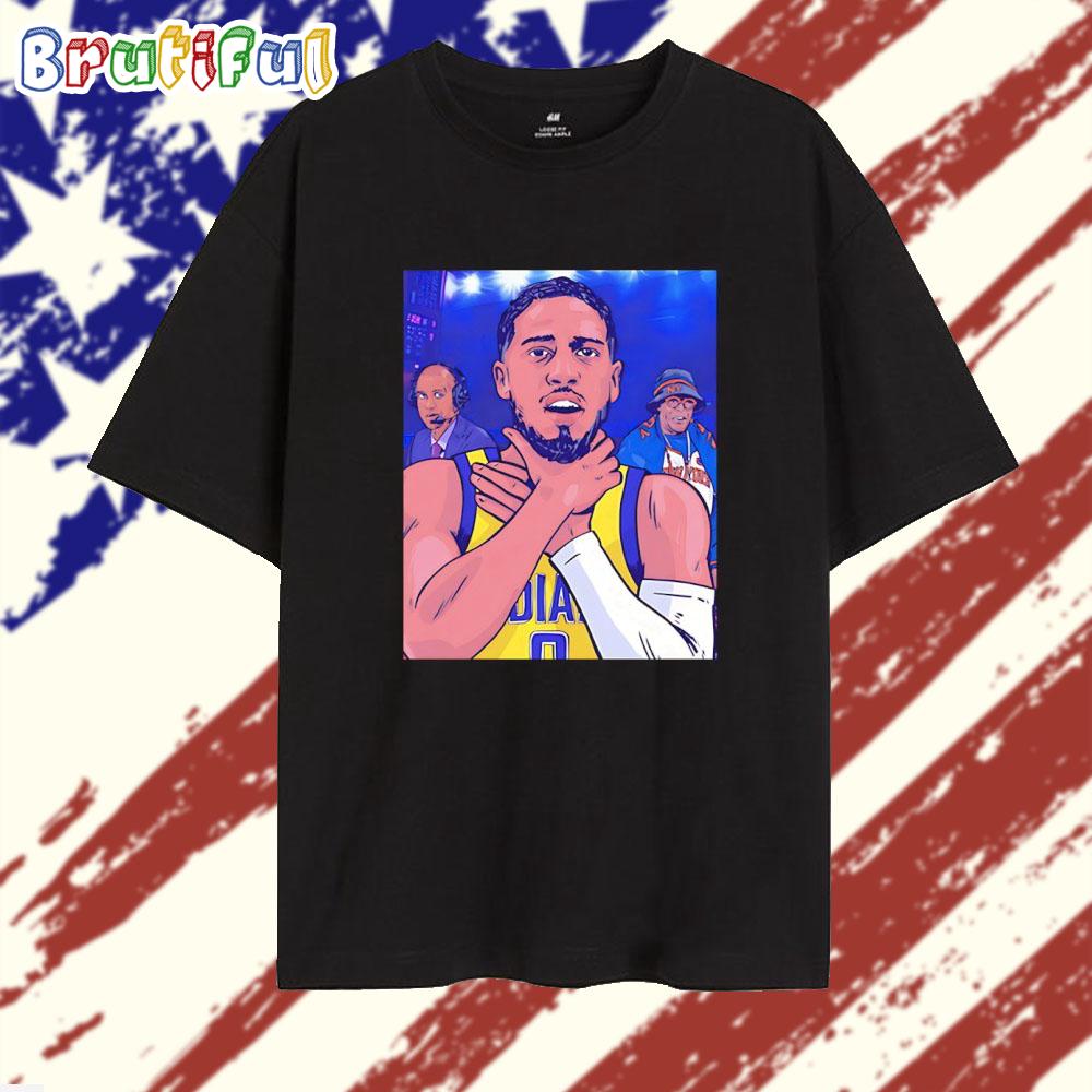 Tyrese Haliburton Pacers Choke Art T Shirt