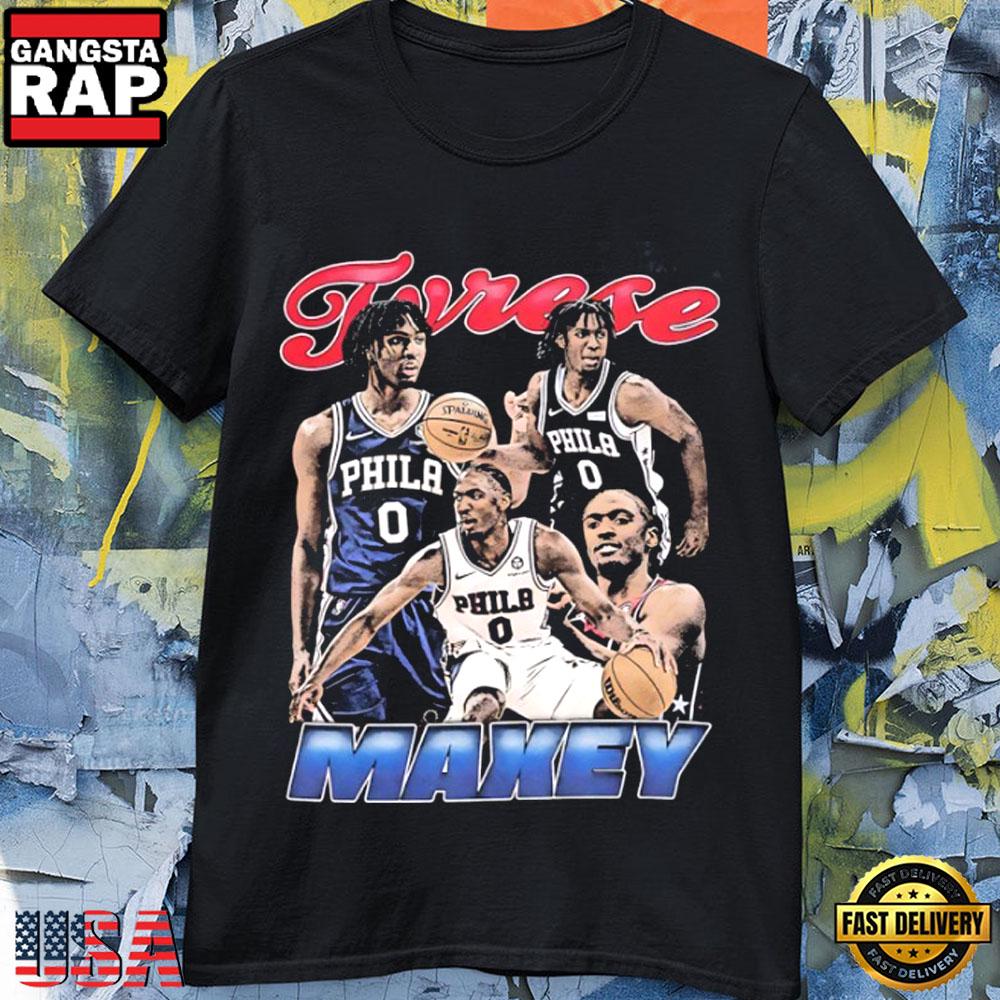 Tyrese Maxey Philadelphia 76ers player T Shirt