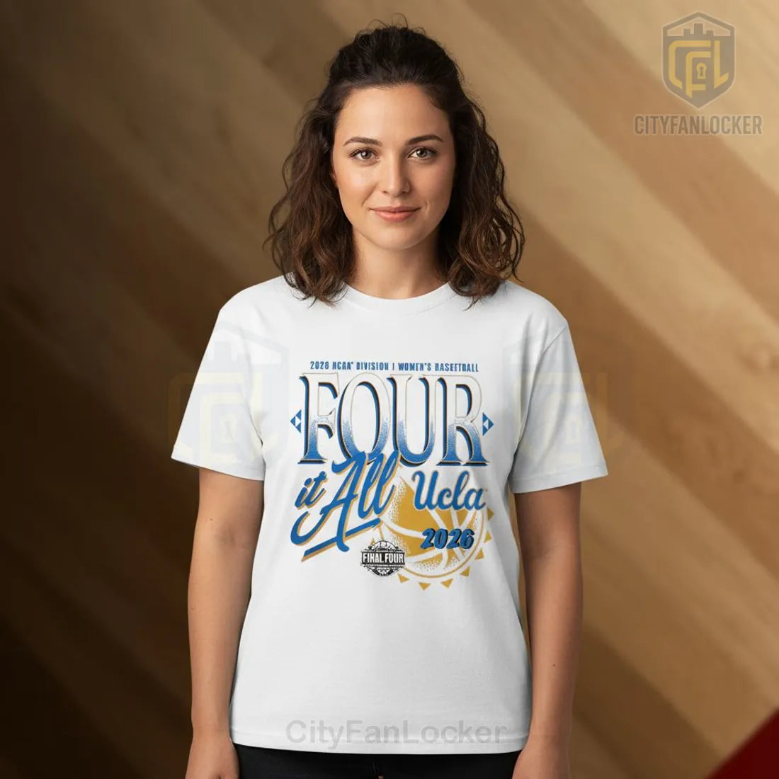 UCLA 2026 Women’s Basketball Final Four March Madness Commemorative T-Shirt