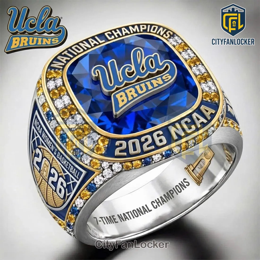 UCLA Bruins 2026 NCAA Women’s Basketball National Champions Commemorative Ring