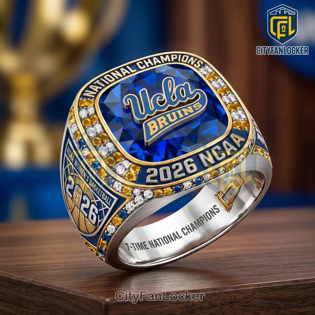 UCLA Bruins 2026 NCAA Women’s Basketball National Champions Commemorative Ring
