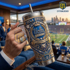 UCLA Bruins Champions Legacy Luxury Gold Diamond Commemorative Tumbler
