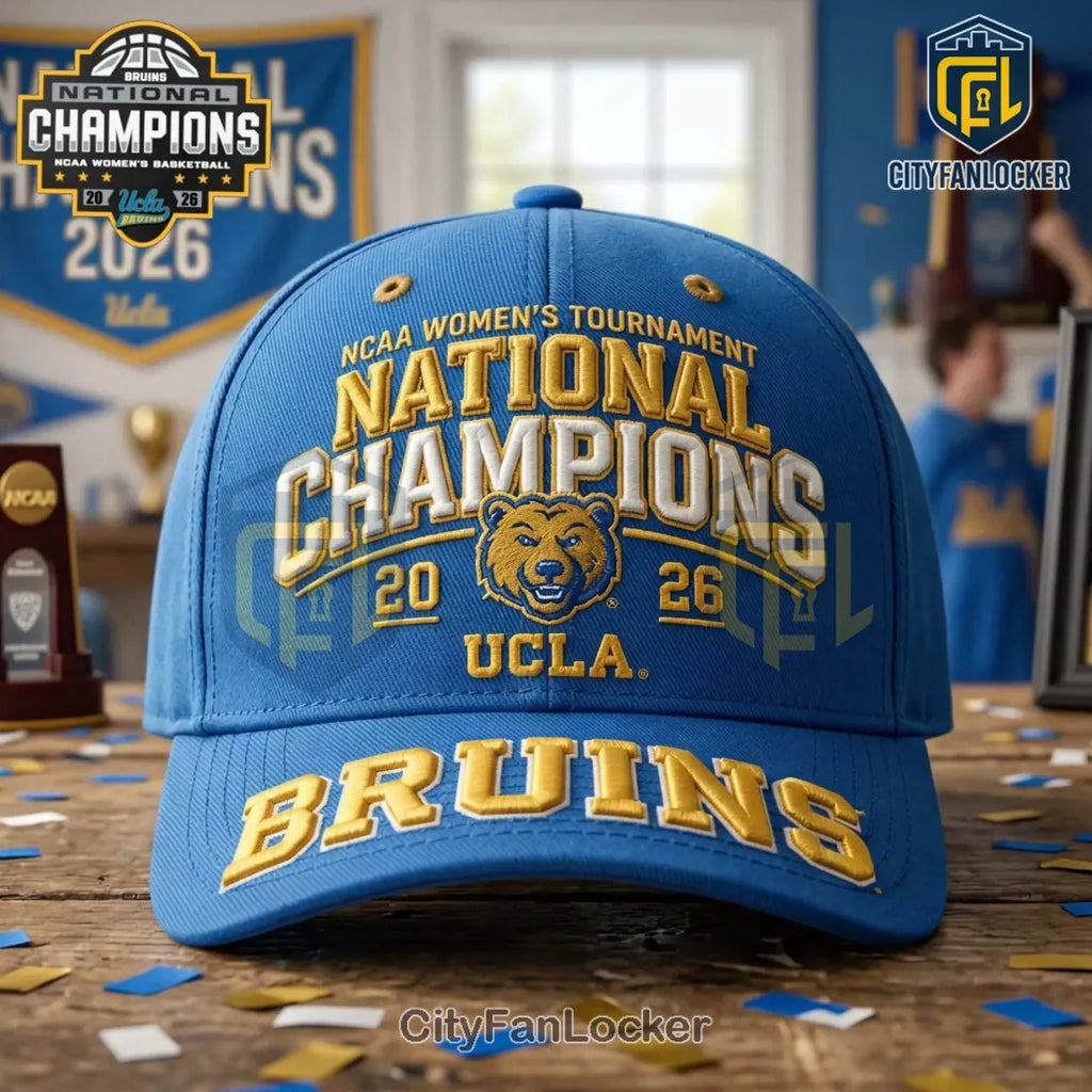 UCLA Bruins National Champions 2026 NCAA Women’s Basketball Commemorative Baseball Cap