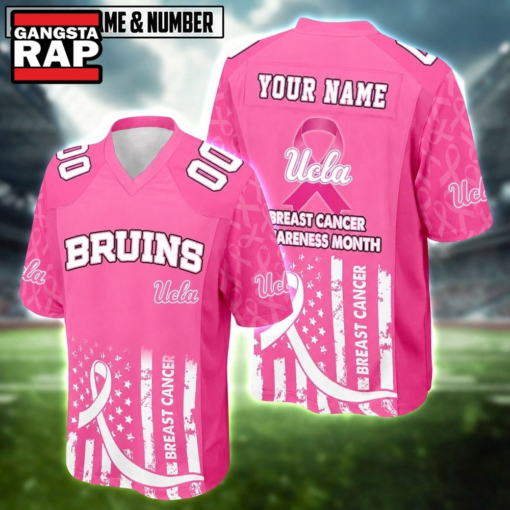 UCLA Bruins NCAA Breast Cancer Awareness Month 2026 Football Jersey