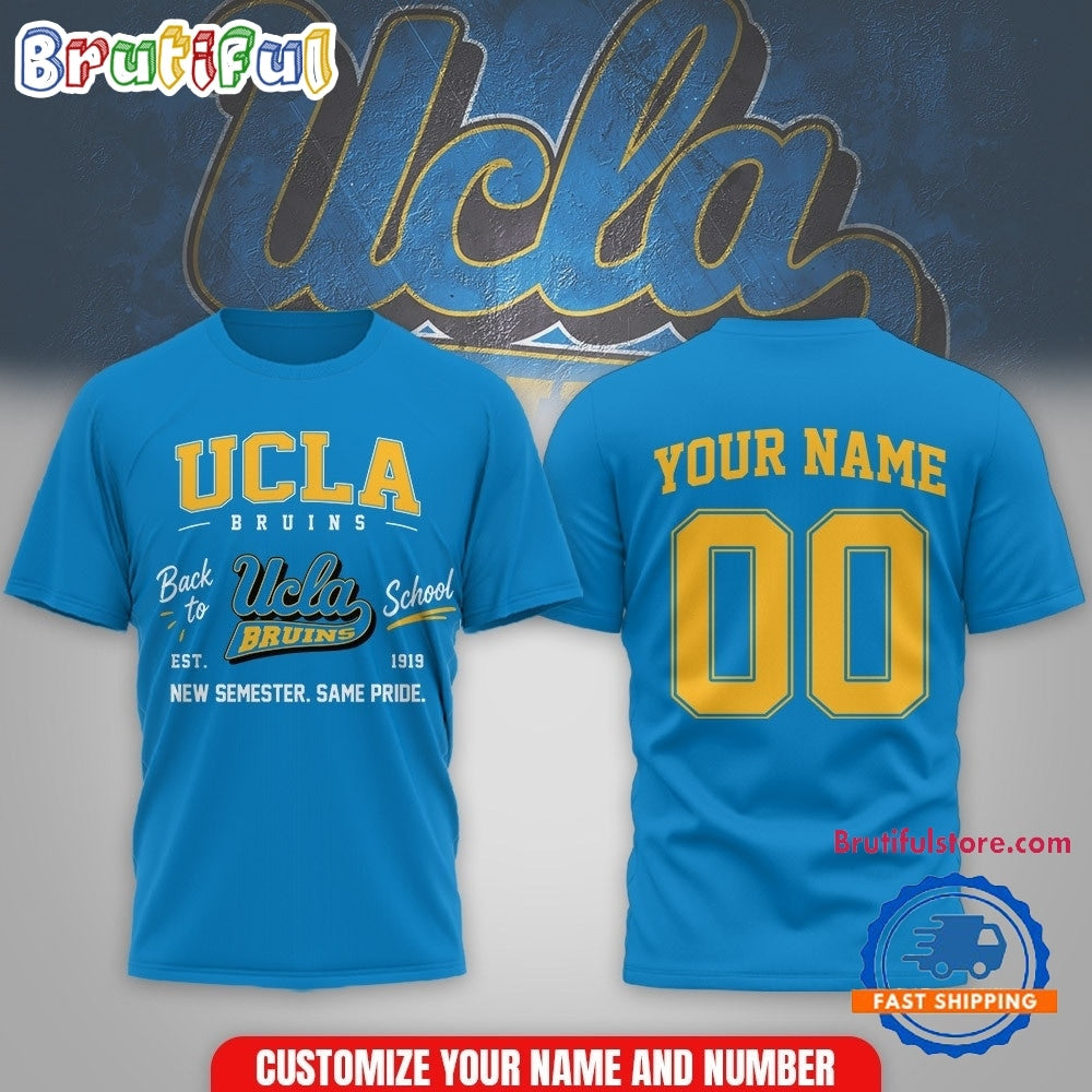 UCLA Bruins NCAA Campus Pride Back to School 2026 Personalized 3D Shirt