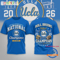UCLA Bruins NCAA Road to Glory 2026 Football Champions 3D Shirt
