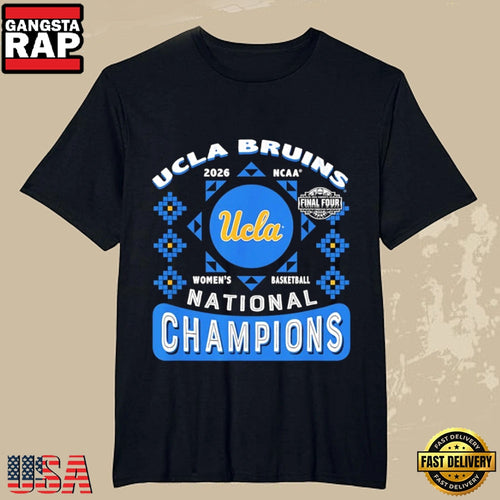 UCLA Bruins Women’s Basketball 2026 NCAA National Champions Victory T-Shirt