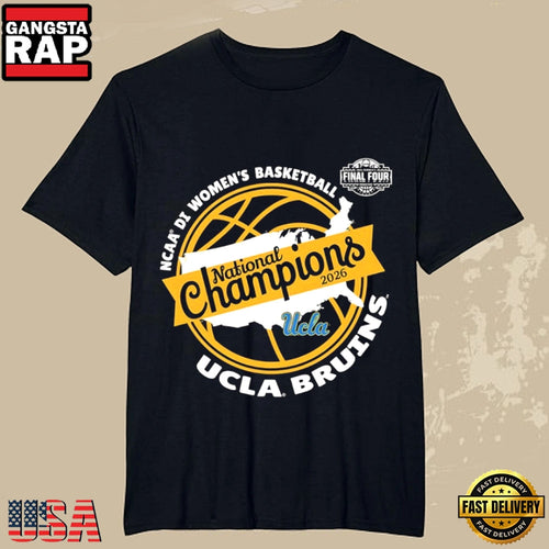 UCLA Bruins Women’s Basketball National Champions 2026 NCAA DI College Fan T-Shirt