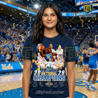 UCLA Women’s Basketball 2026 National Champions Team Signatures T-Shirt