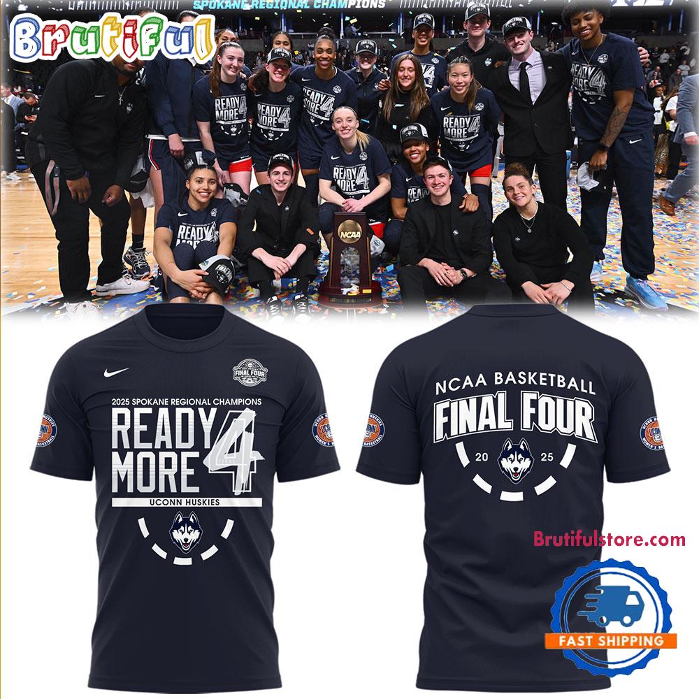 UConn Huskies 2025 NCAA Women’s Basketball Tournament March Madness Final Four 3D Shirt