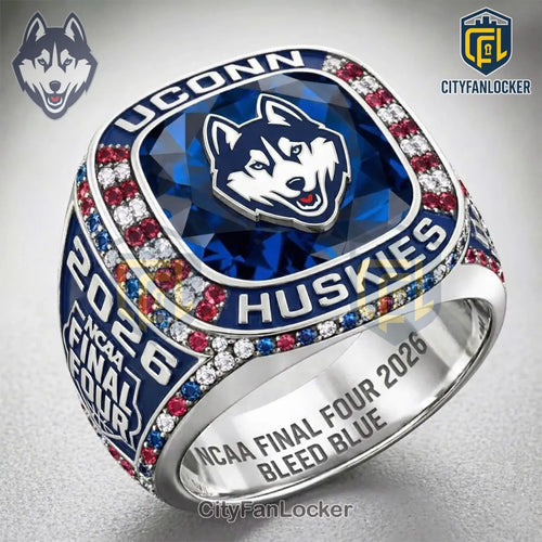 UConn Huskies NCAA Final Four 2026 Championship Commemorative Ring