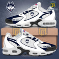 UConn Huskies Personalized White Navy Air Sneakers