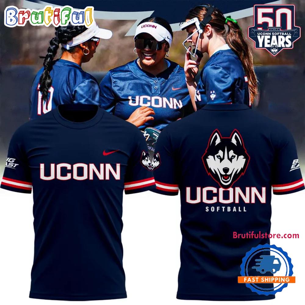 UConn Huskies Softball New Season 2025 Hoodie T-Shirt