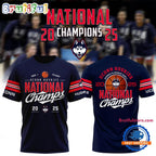 Uconn Huskies Women’s Basketball 2025 National Champions Hoodie T-Shirt