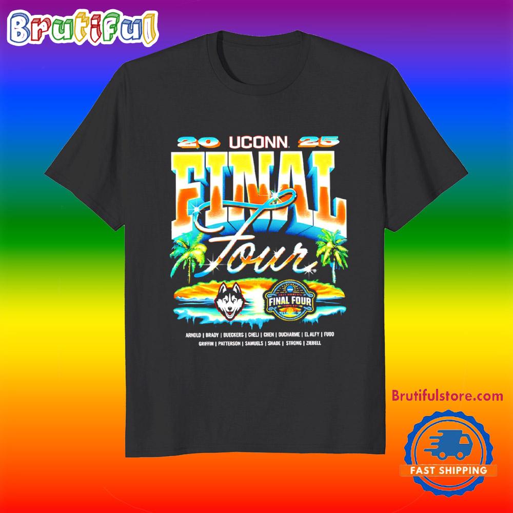 UConn Huskies Women’s Basketball 2025 NCAA Final Four Desert Chrome T Shirt