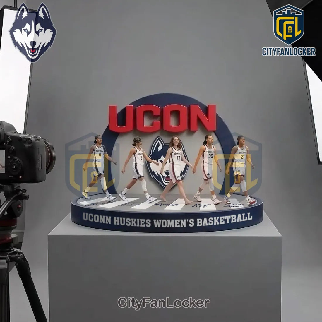 UConn Huskies Women’s Basketball Starting Five Limited Edition Diorama