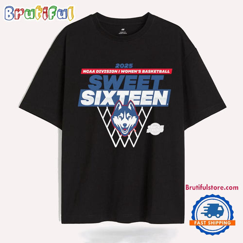 UConn Women’s Basketball Sweet Sixteen Traditional 2025 T Shirt