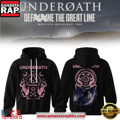 Underoath 2026 Define the Great Line 20th Anniversary Tour All Over Print Hoodie