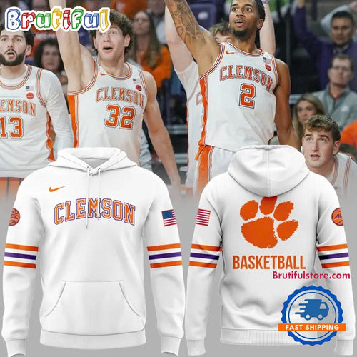 Uniform Clemson Tiger 2025 Basketball Special New Hoodie