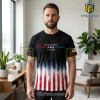 United States 1776-2026 Semiquincentennial Patriotic Flag T-Shirt