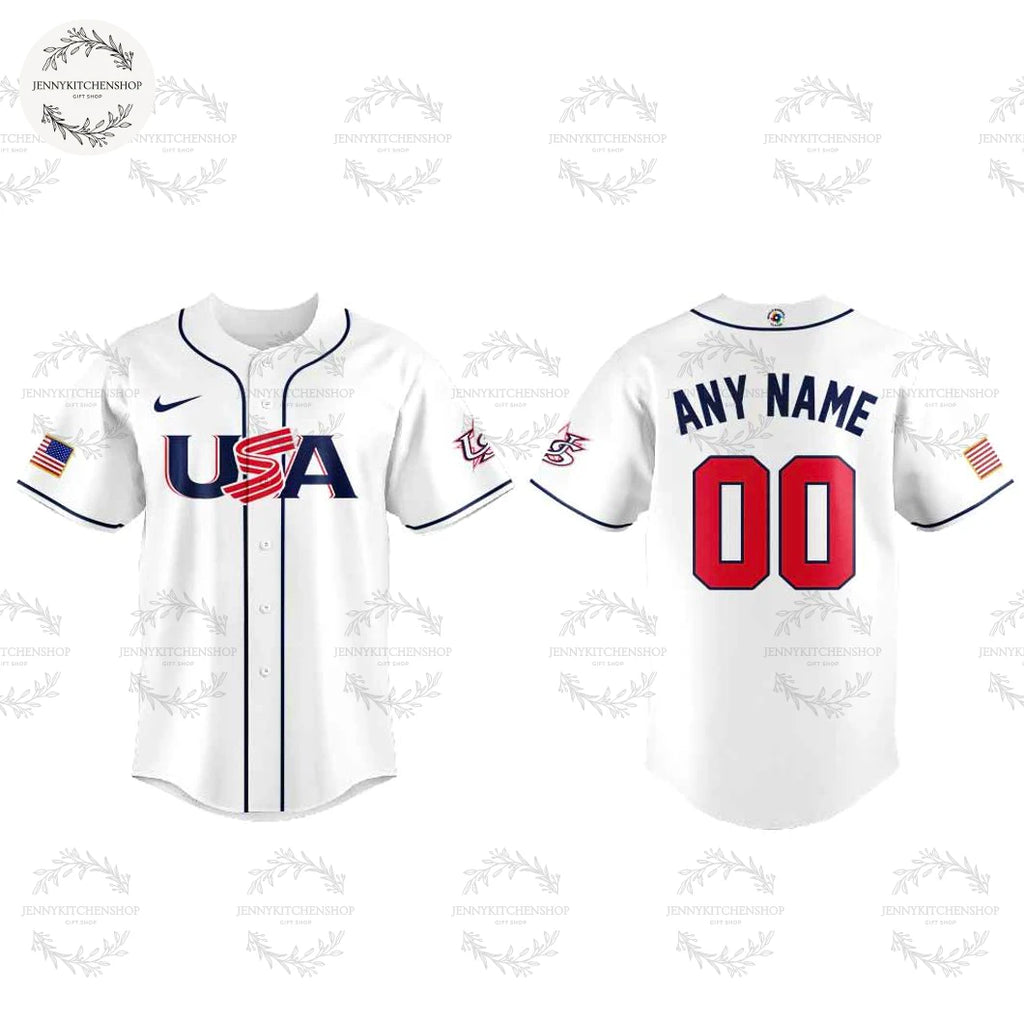 USA Baseball 2026 World Baseball Classic White Jersey
