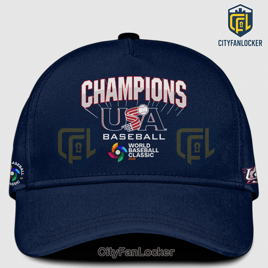 USA Baseball WBC Champions 2026 Limited Edition Graphic Hoodie