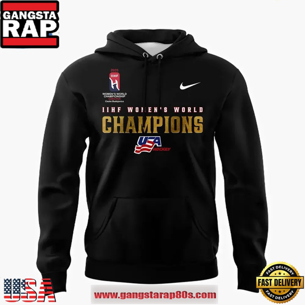 USA Hockey IIHF Women’s World Champions 2025 Hoodie Shirt