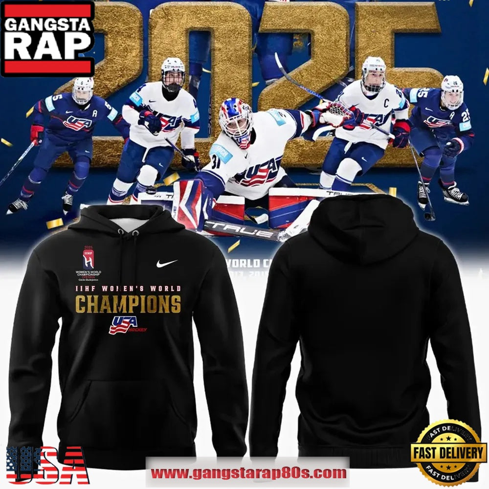 USA Hockey IIHF Women’s World Champions 2025 Hoodie Shirt