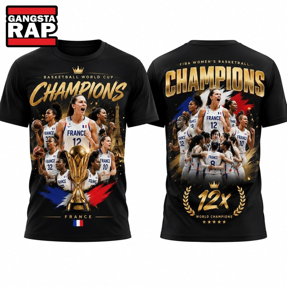 USA Women’s Basketball World Champions 2026 Berlin Final Victory Black Shirt