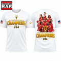 USA Women’s Basketball World Champions 2026 Berlin Final Victory White T Shirt