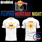 USC Trojans Filipino Heritage Night Limited Edition White Hoodie T-Shirt