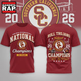 USC Trojans NCAA Road to Glory 2026 Football Champions 3D Shirt