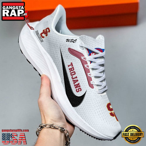 Custom Name USC Trojans New Design Air Force 1 Shoes Running Sneakers