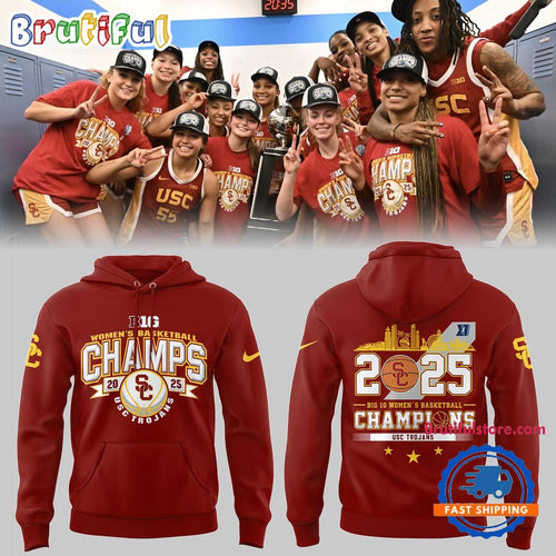 USC Trojans Women’s Basketball 2025 Champions 3D Shirt