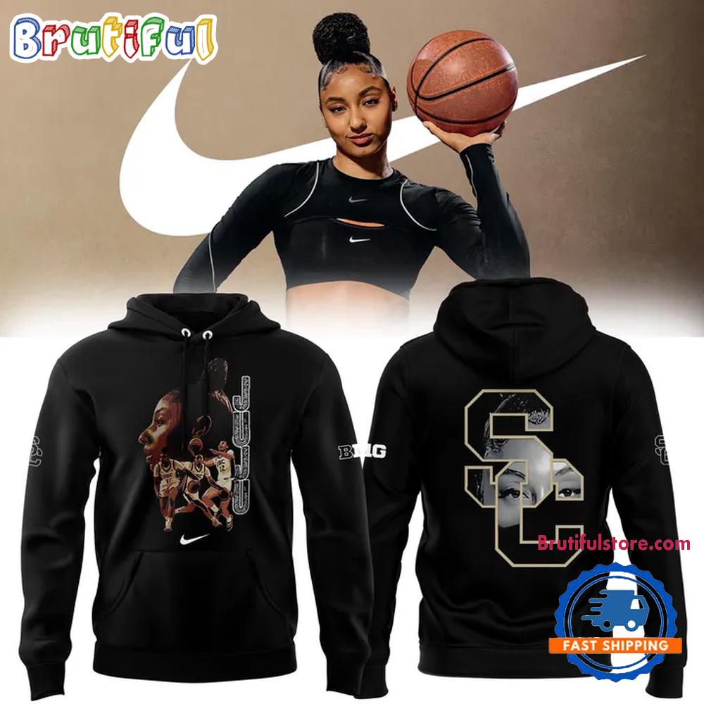 USC Trojans Women’s Basketball JuJu Watkins 3D Print Black Hoodie T-Shirt