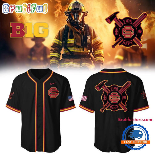 USC Trojans x Firefighter Appreciation Night Limited Edition Baseball Jersey