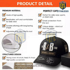 Usher Chris Brown R&B Tour Autographed Black Premium Merchandise Baseball Cap