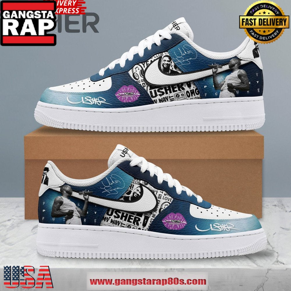 Usher Tribute Limited Edition Air Force 1 Sneakers Shoes