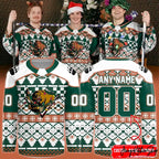 Utah Grizzlies Christmas New Hockey Jersey
